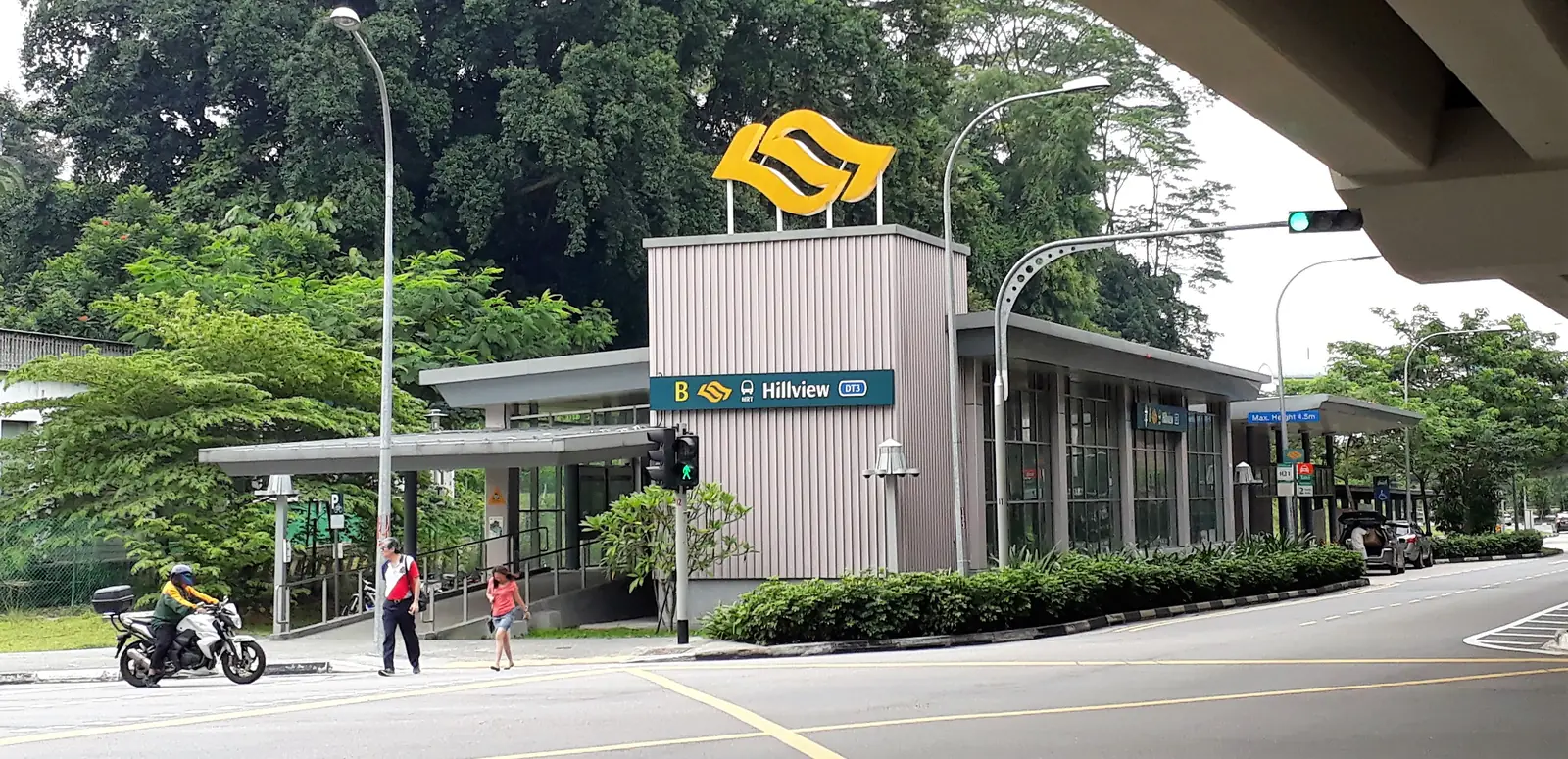 Hillview MRT station (DT3) on the Downtown Line, near Impressions @ Dairy Farm